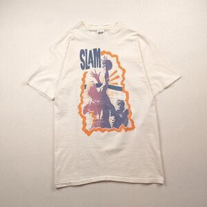 Vintage 90s Beach Volleyball Retro White T-shirt Anvil Size L Retro 90s